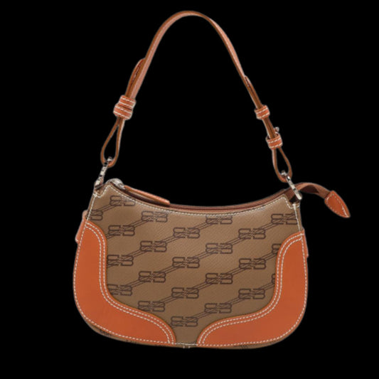 Brown Canvas Balenciaga Shoulder Bag