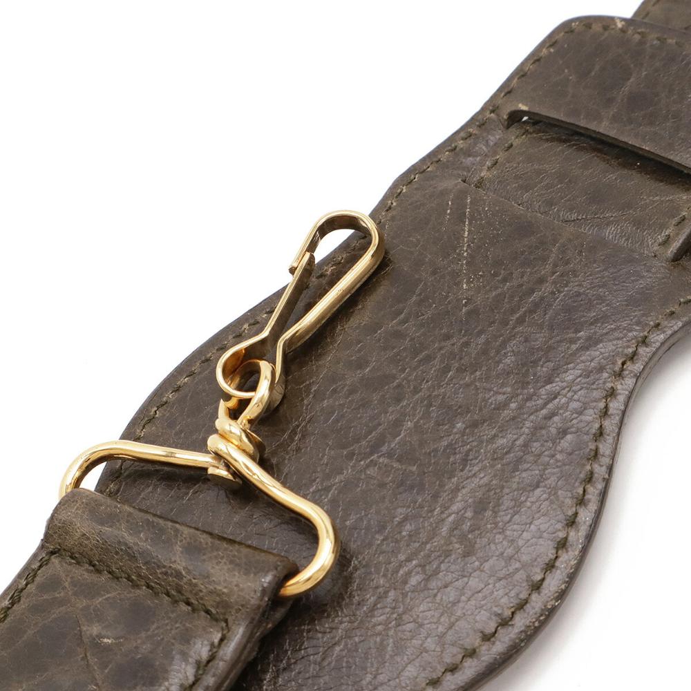 Brown Leather Balenciaga Part Time