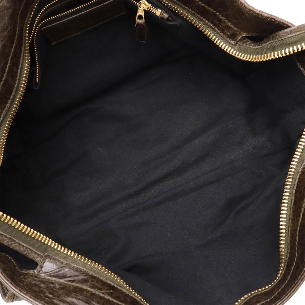 Brown Leather Balenciaga Part Time