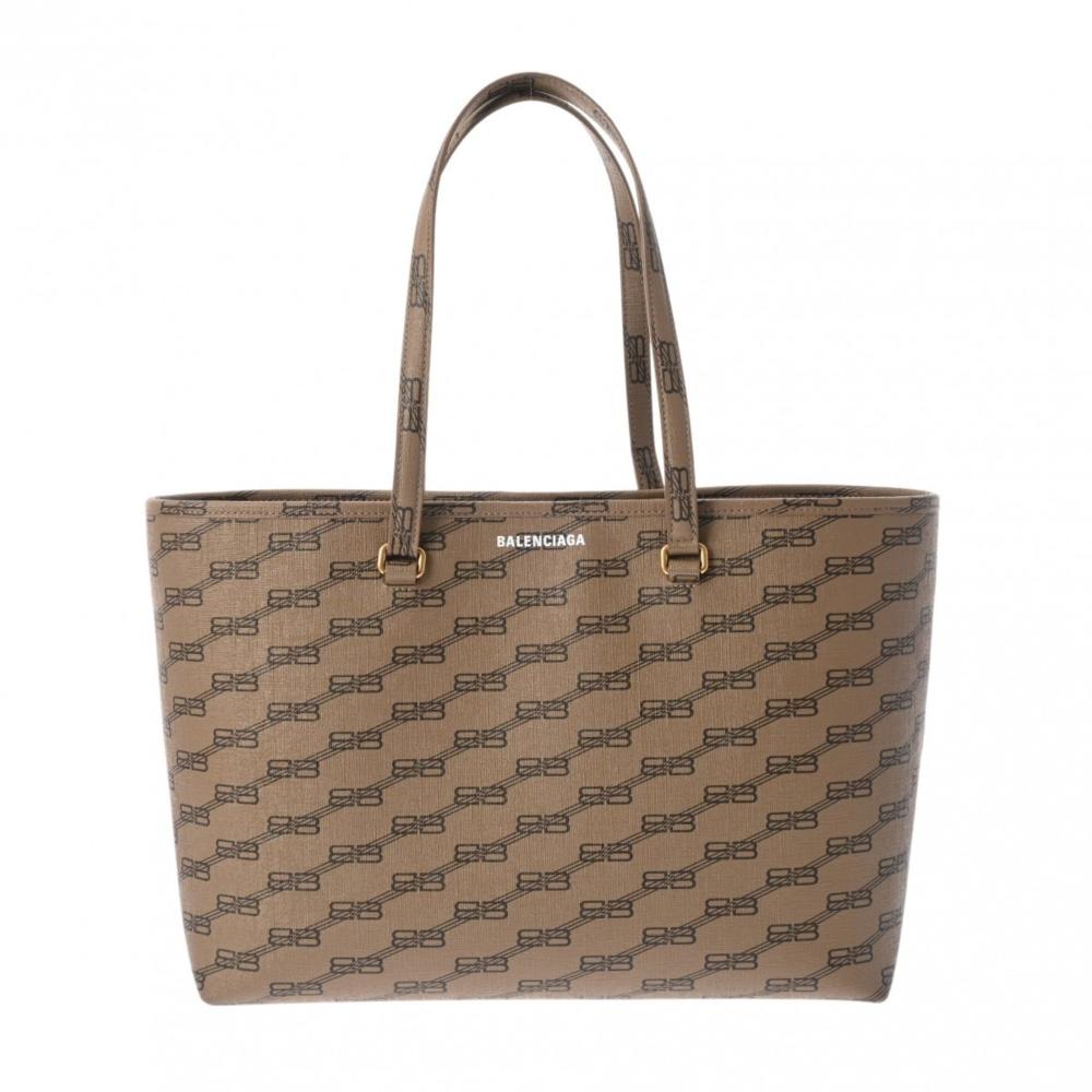 Brown Plastic Balenciaga Shopper
