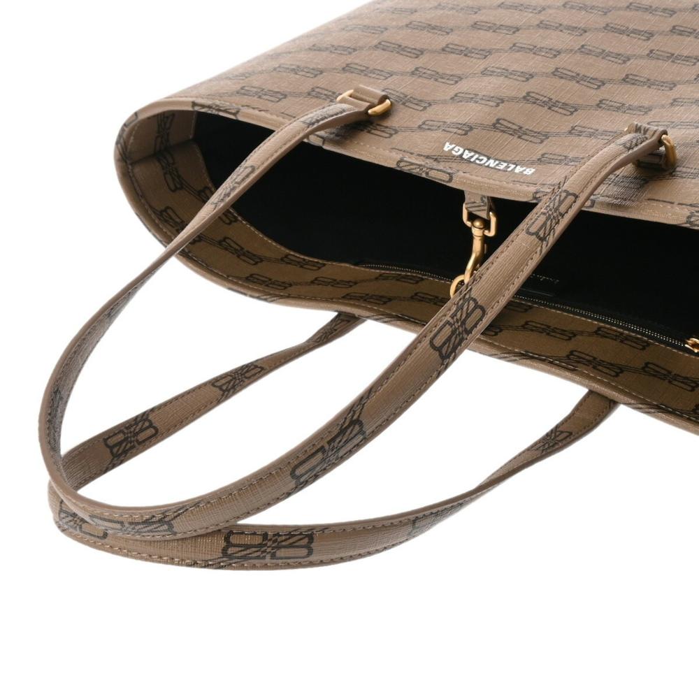 Brown Plastic Balenciaga Shopper