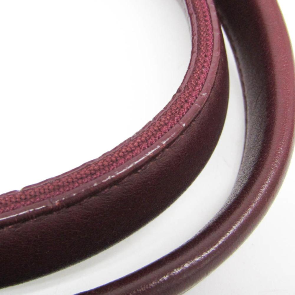 Burgundy Leather Balenciaga Cabas
