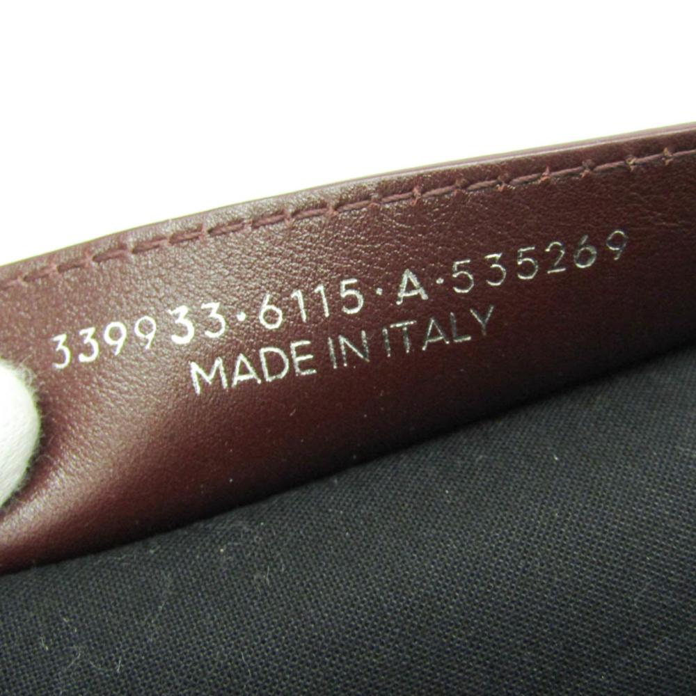Burgundy Leather Balenciaga Cabas