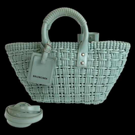 Green Fabric Balenciaga Tote