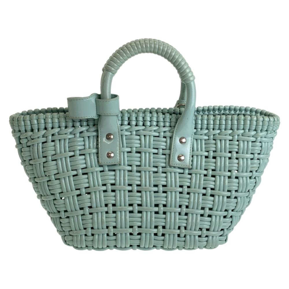 Green Fabric Balenciaga Tote