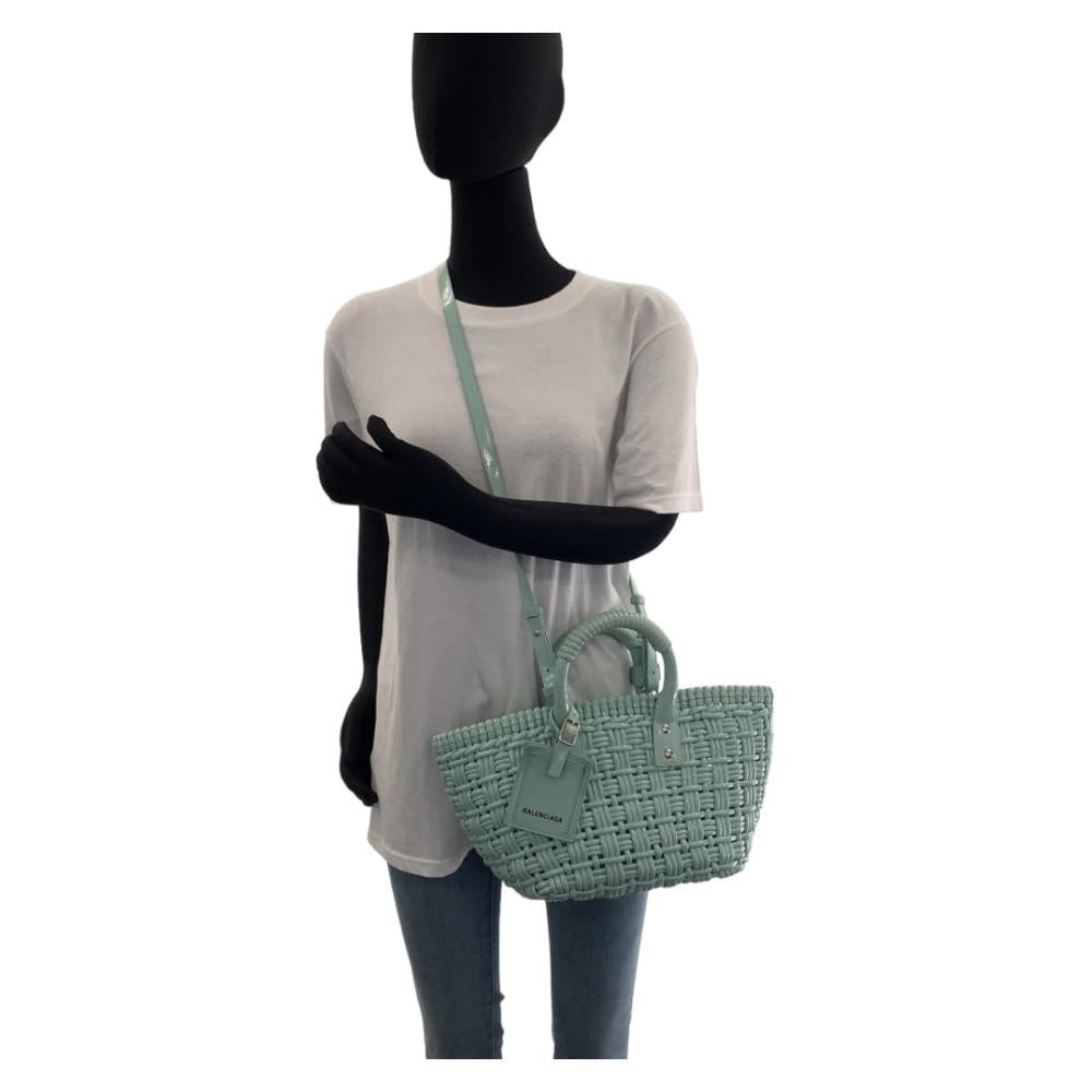 Green Fabric Balenciaga Tote