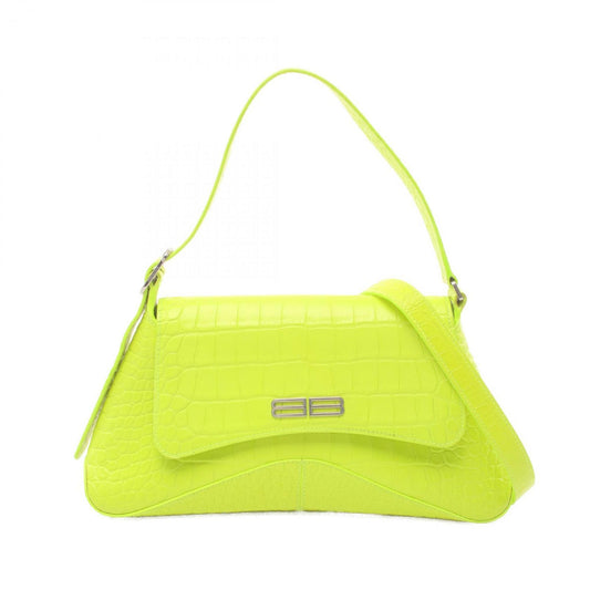 Green Leather Balenciaga Shoulder Bag