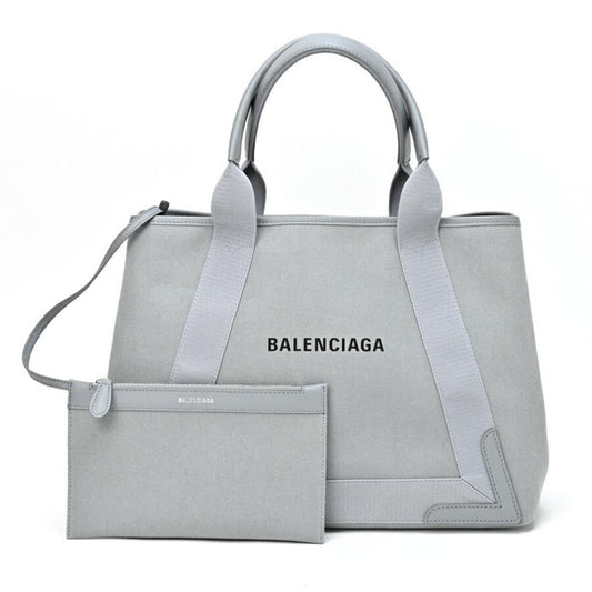 Grey Canvas Balenciaga Cabas