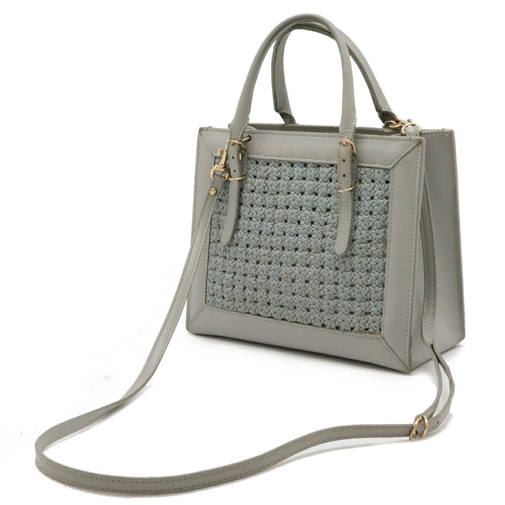Grey Fabric Balenciaga Tote