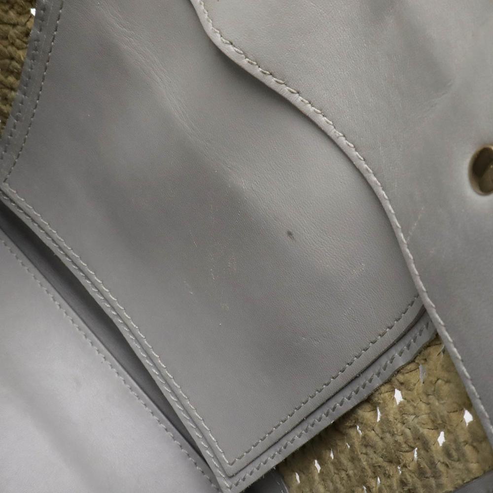 Grey Fabric Balenciaga Tote