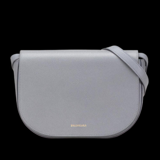 Grey Leather Balenciaga Day