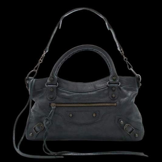 Grey Leather Balenciaga First
