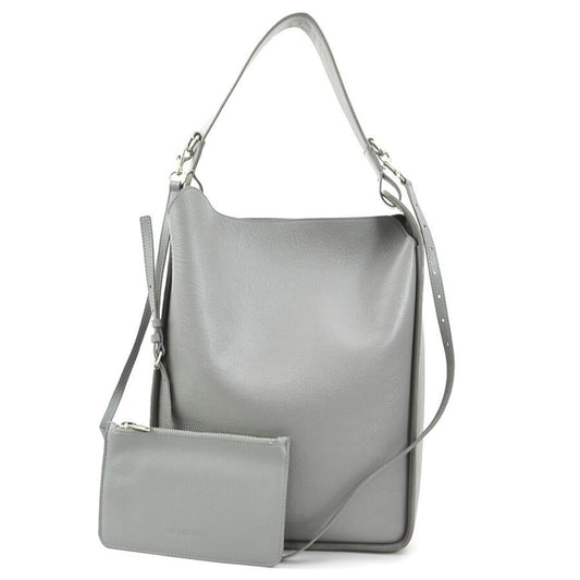 Grey Leather Balenciaga Shoulder Bag
