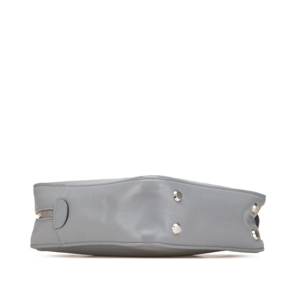 Grey Leather Balenciaga Shoulder Bag