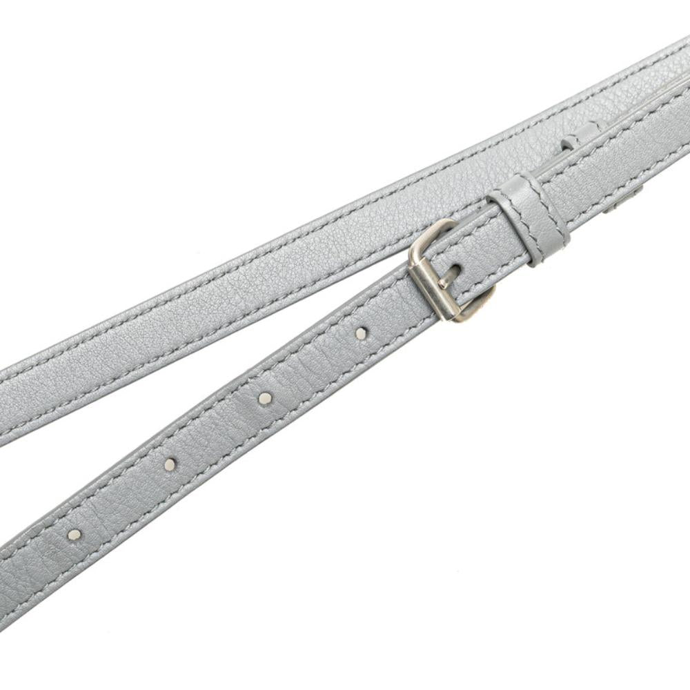 Grey Leather Balenciaga Shoulder Bag