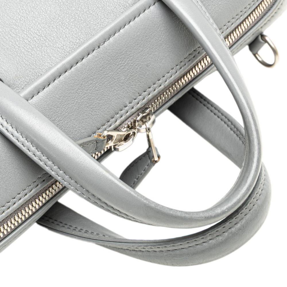 Grey Leather Balenciaga Shoulder Bag