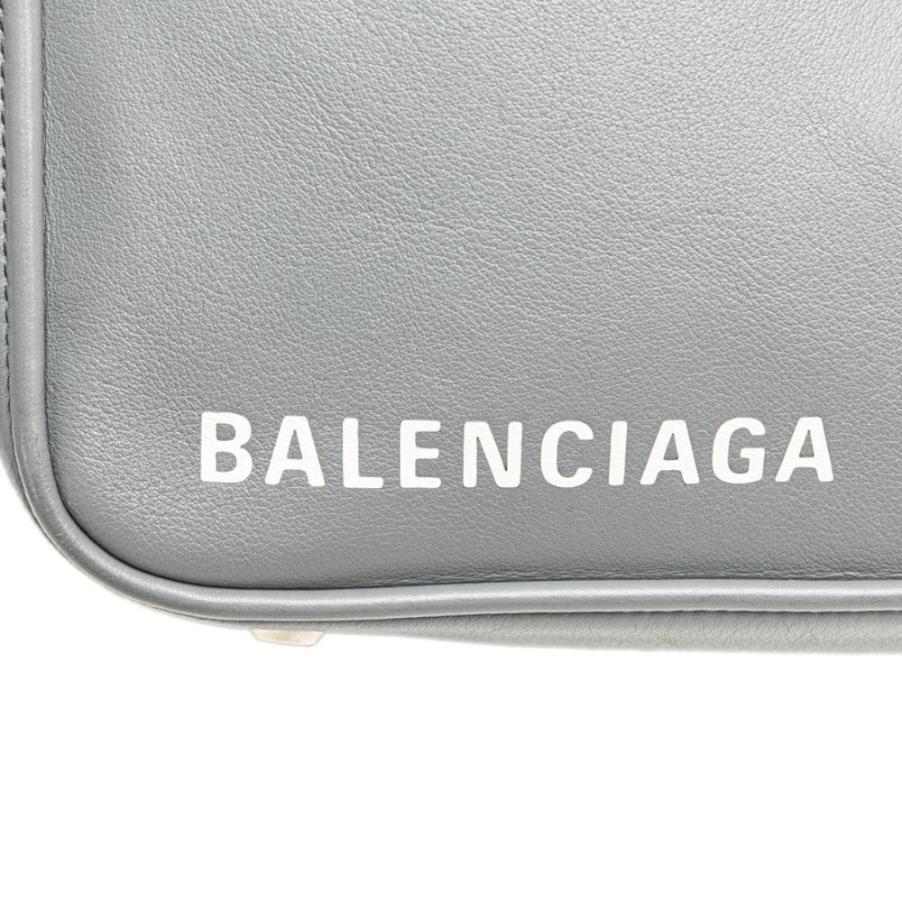 Grey Leather Balenciaga Shoulder Bag