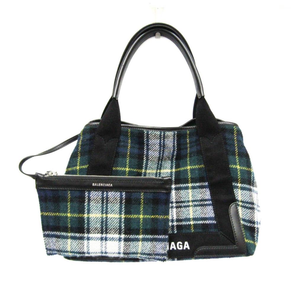 Multicolor Wool Balenciaga Cabas