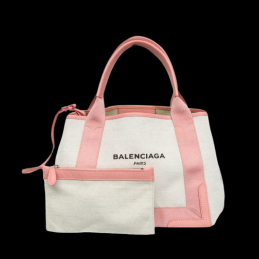 Pink Canvas Balenciaga Cabas
