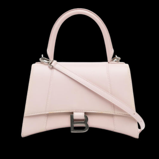 Pink Leather Balenciaga Hourglass