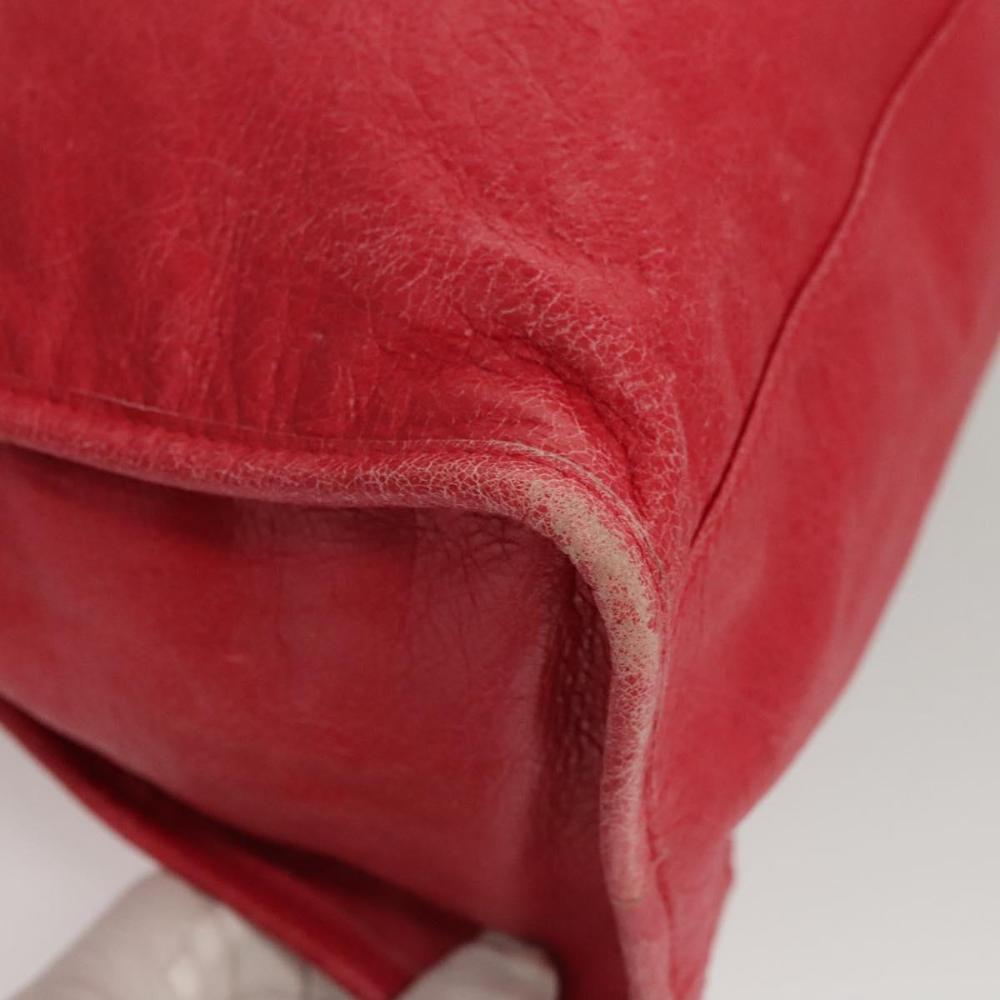 Pink Leather Balenciaga City