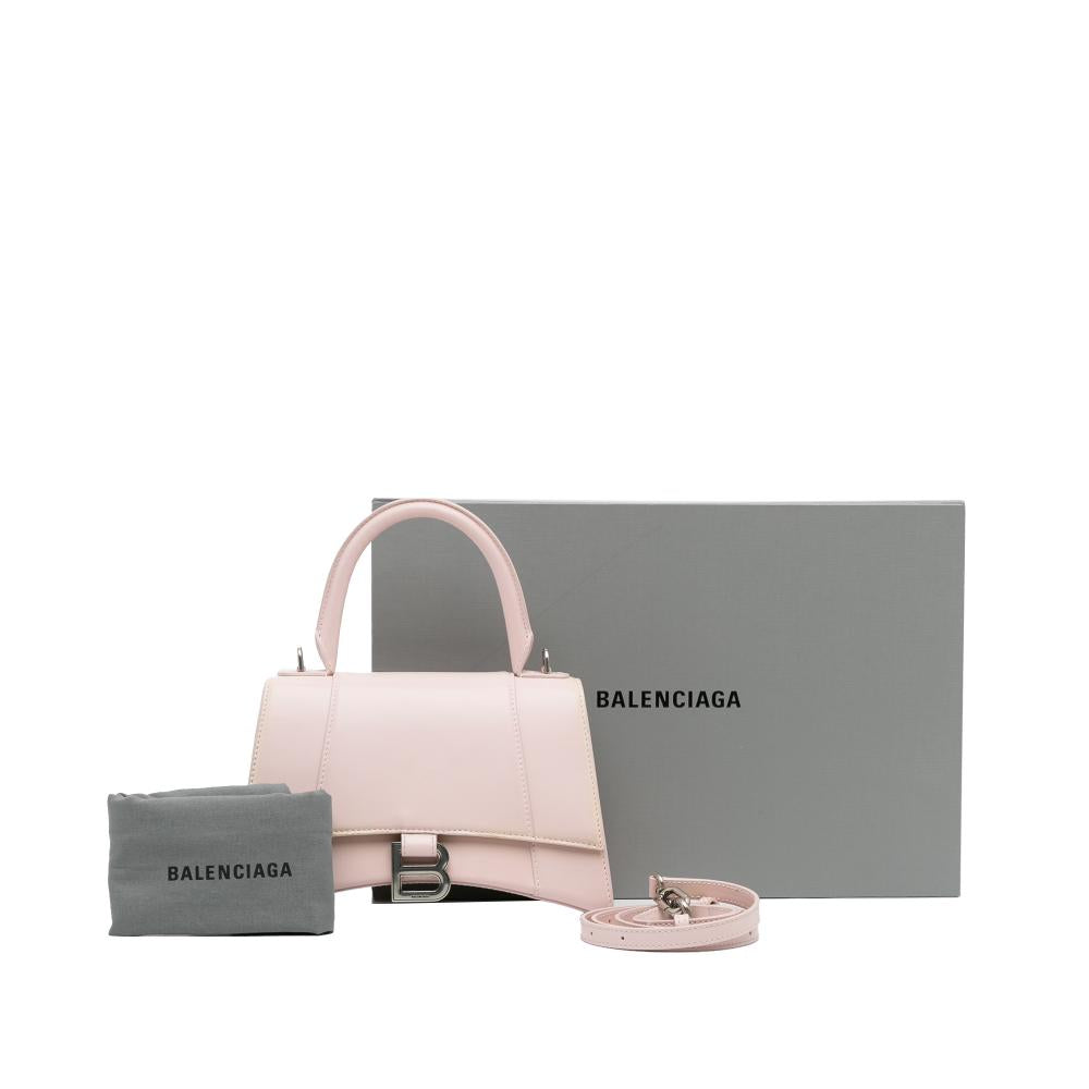 Pink Leather Balenciaga Hourglass