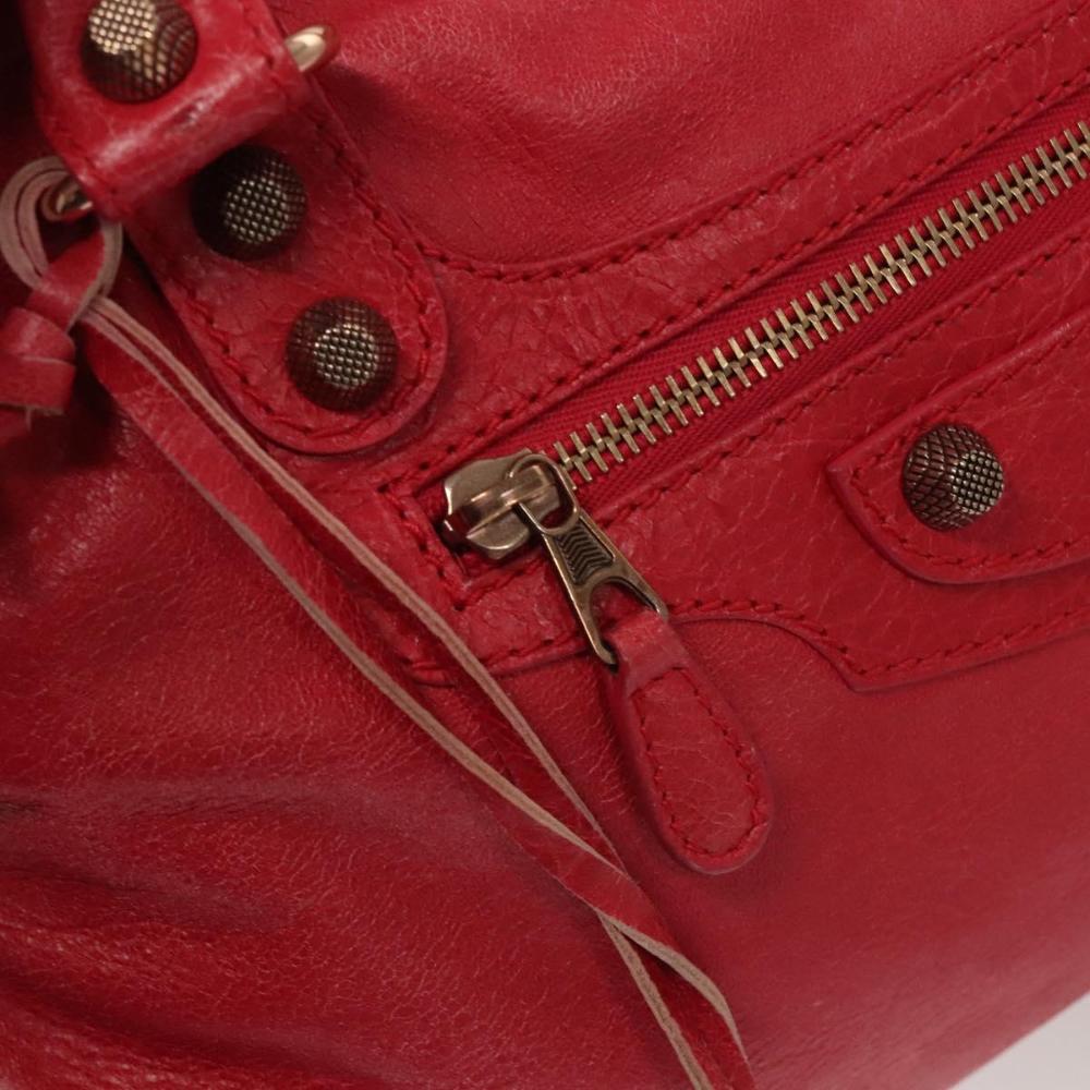 Pink Leather Balenciaga City