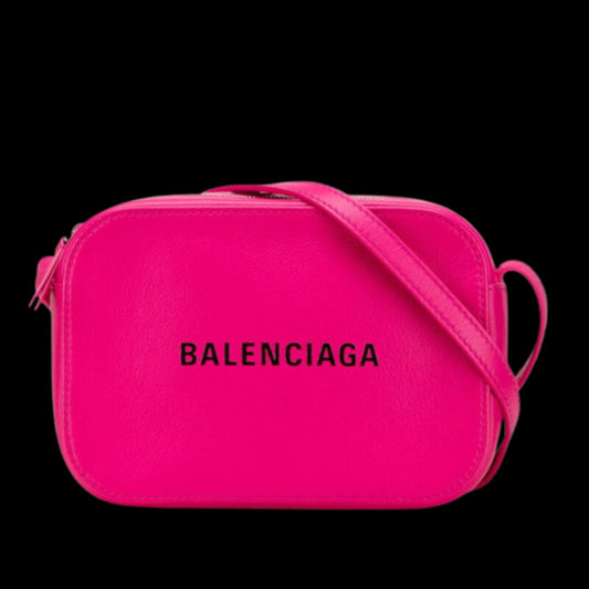 Pink Leather Balenciaga Crossbody Bag