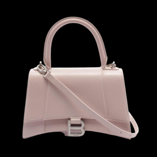 Pink Leather Balenciaga Hourglass