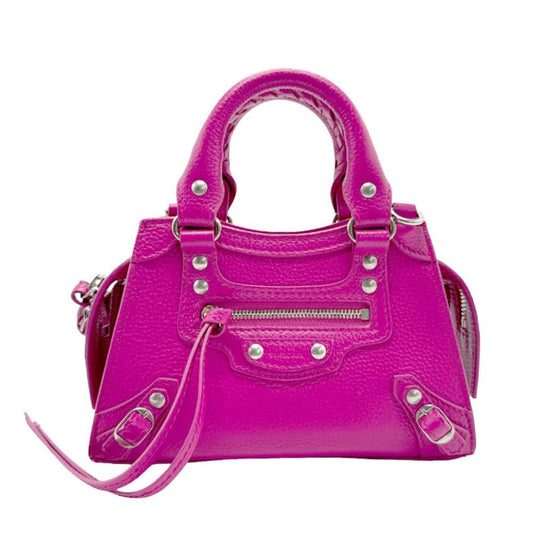Pink Leather Balenciaga Shoulder Bag
