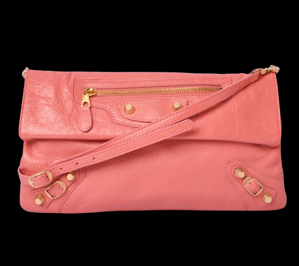 Pink Leather Balenciaga Giant