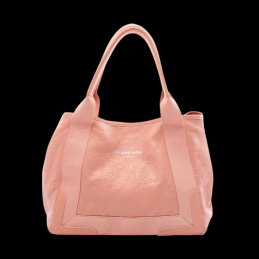 Pink Leather Balenciaga Cabas