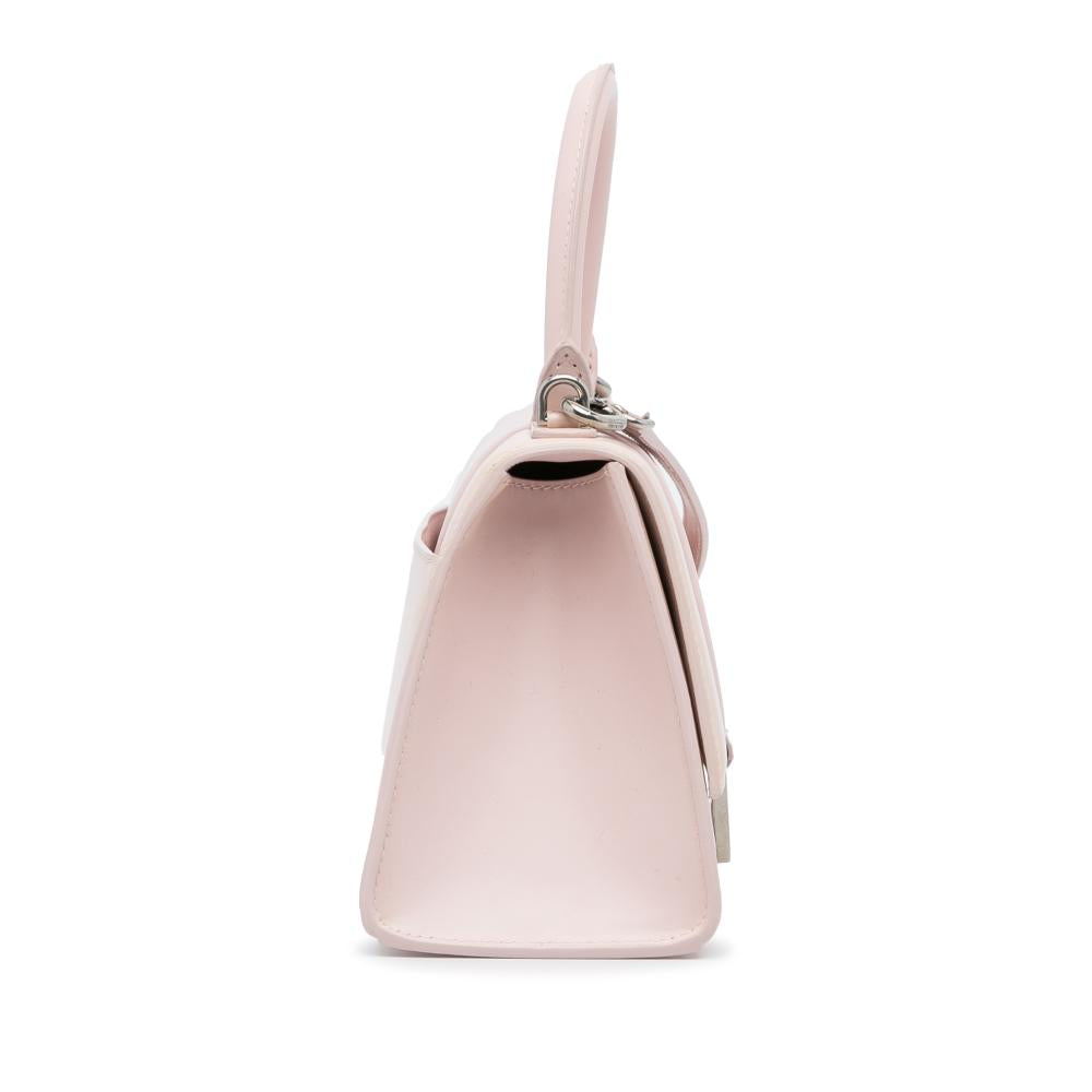 Pink Leather Balenciaga Hourglass