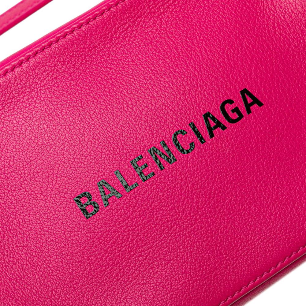 Pink Leather Balenciaga Crossbody Bag