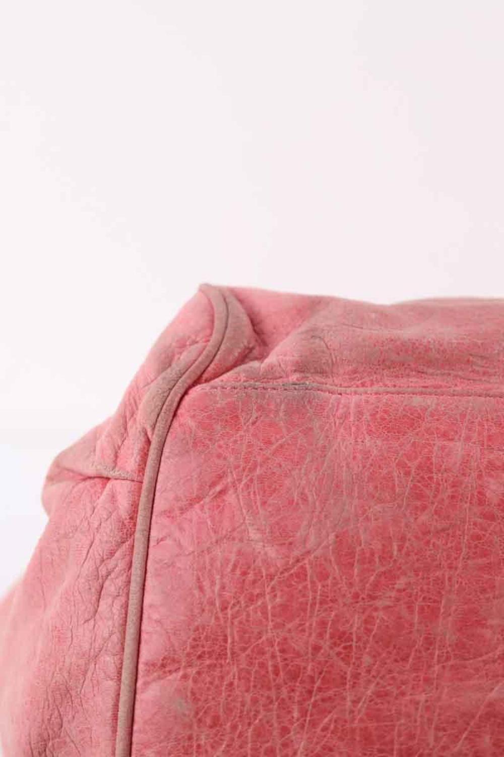 Pink Leather Balenciaga Handbag