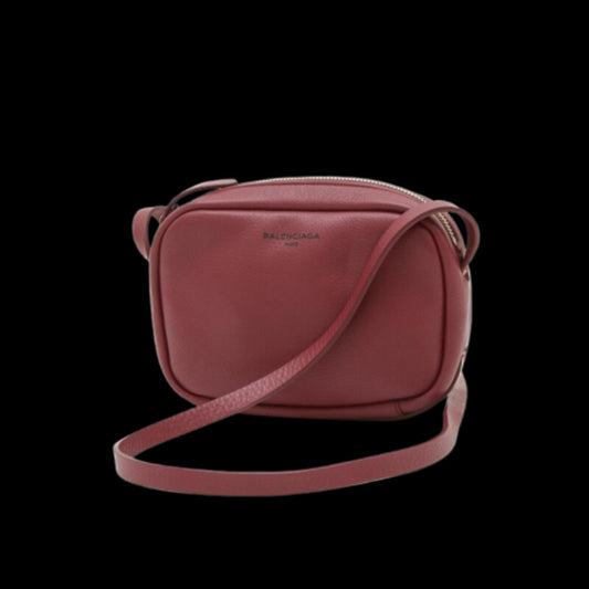 Red Leather Balenciaga Crossbody Bag