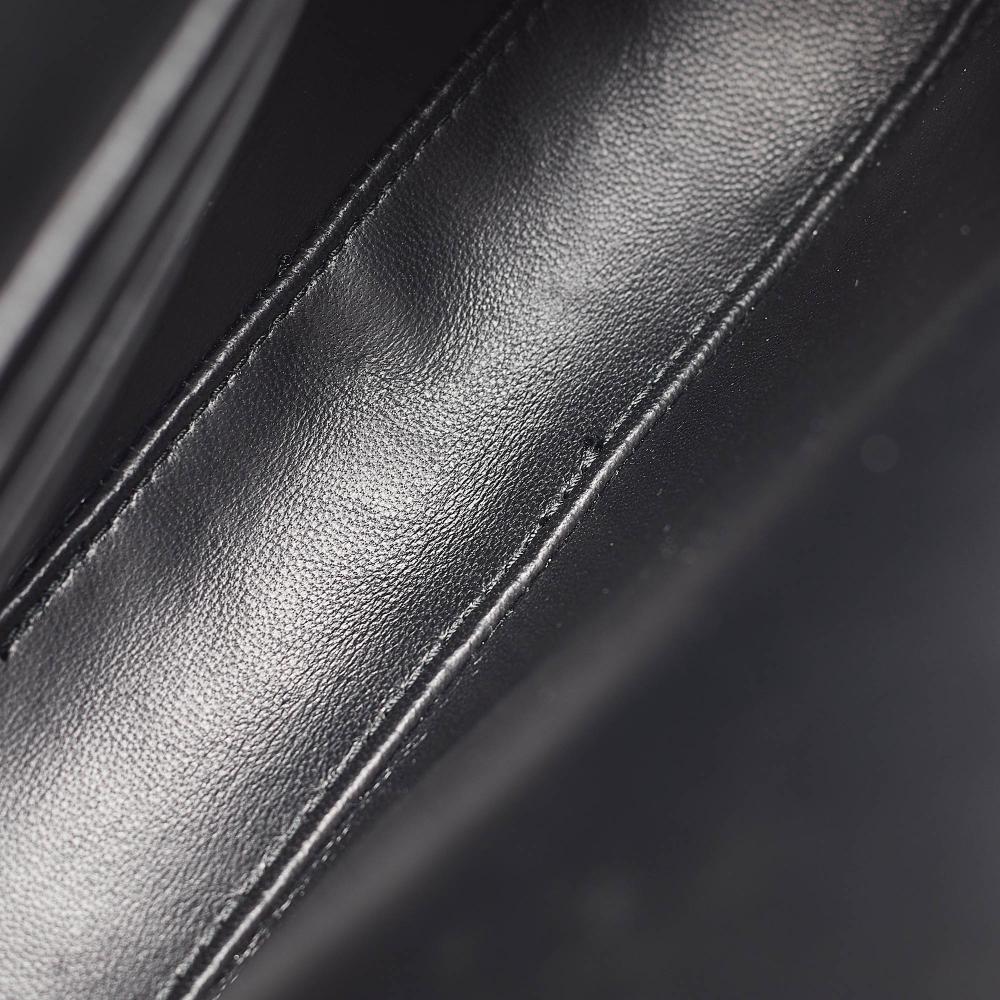 Silver Leather Balenciaga Clutch