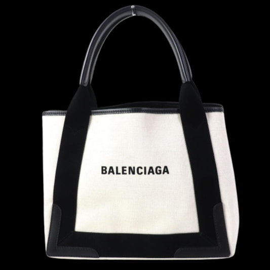 White Canvas Balenciaga Cabas