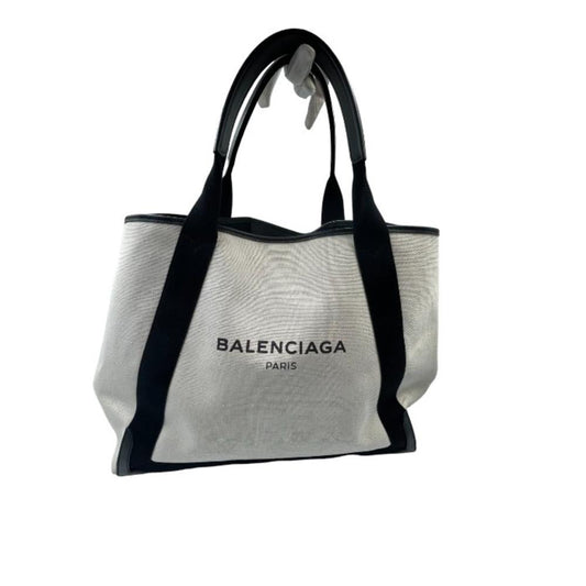White Canvas Balenciaga Cabas