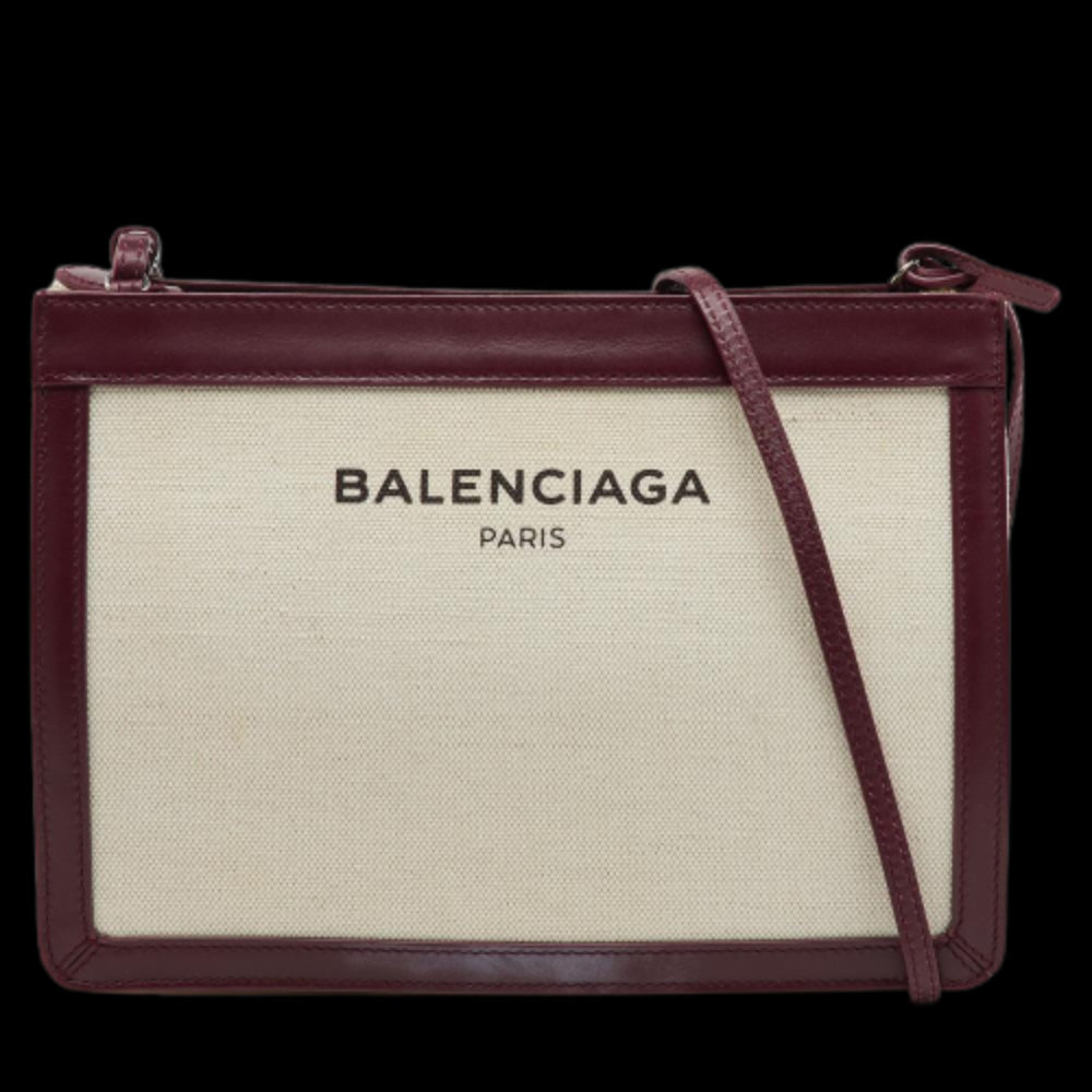 White Canvas Balenciaga Crossbody Bag