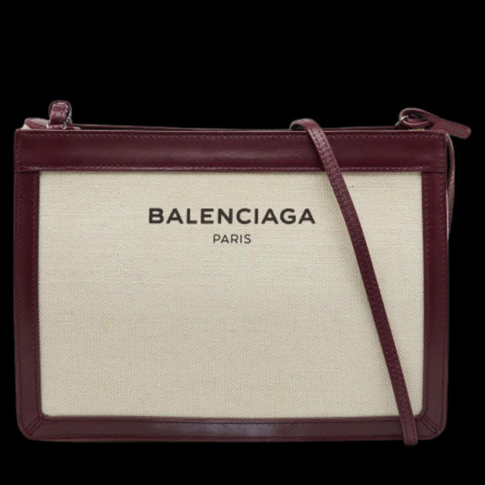 White Canvas Balenciaga Crossbody Bag