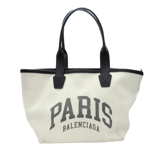 White Canvas Balenciaga Tote