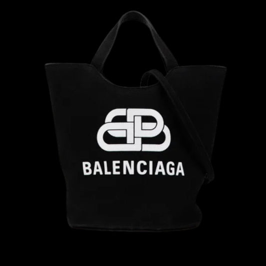White Canvas Balenciaga Handbag