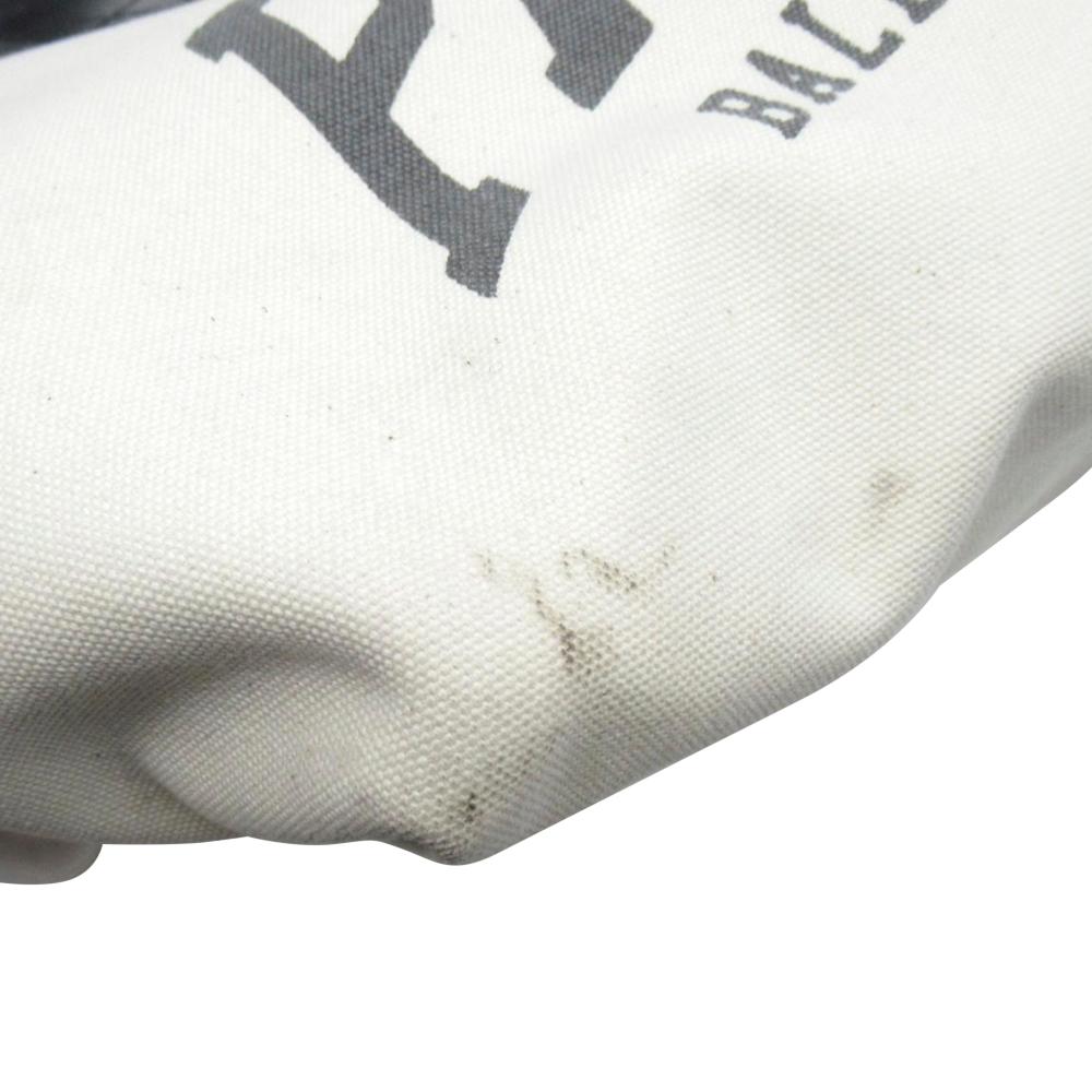 White Canvas Balenciaga Tote