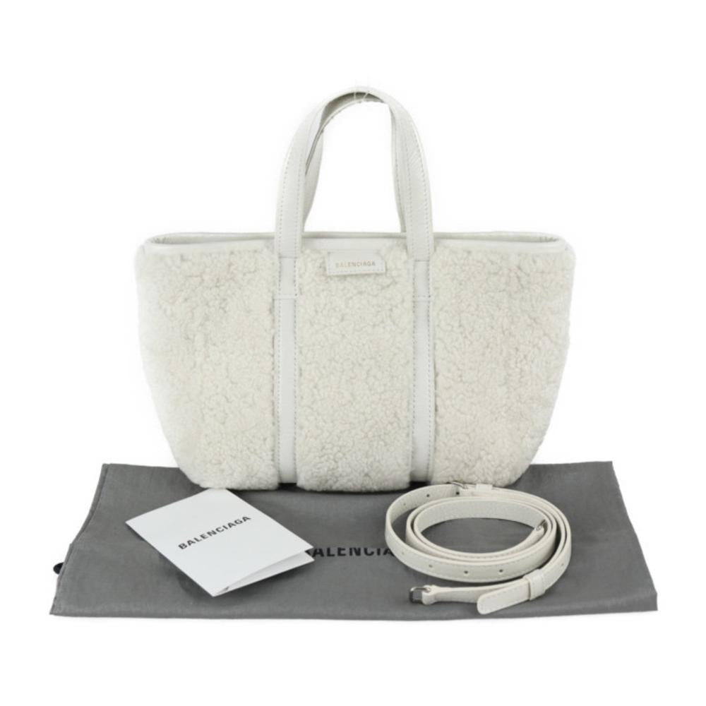 White Leather Balenciaga Handbag