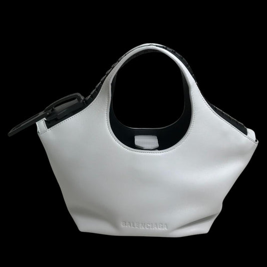 White Leather Balenciaga Shoulder Bag