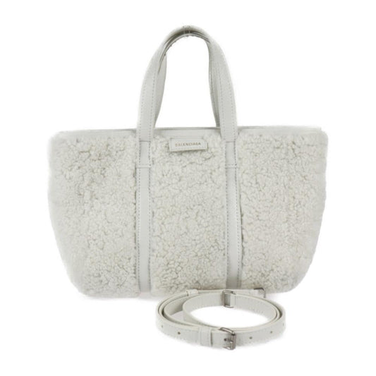 White Leather Balenciaga Handbag