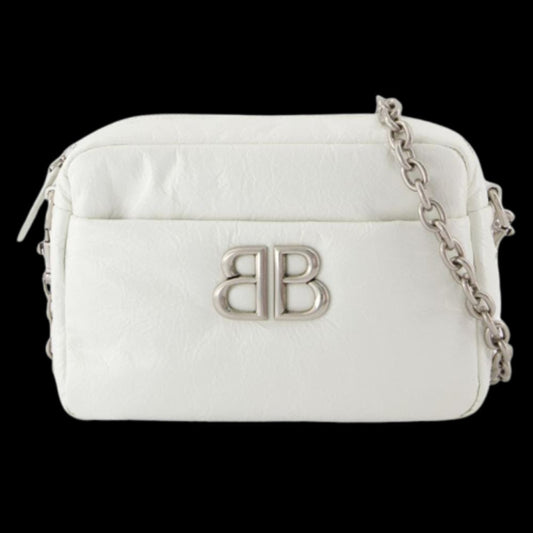 White Leather Balenciaga Shoulder Bag