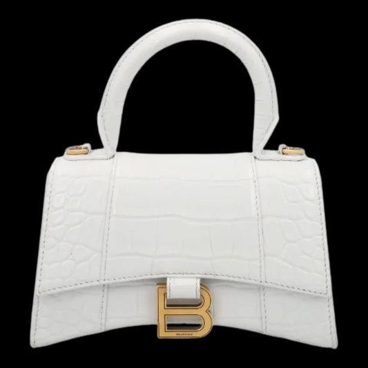 White Leather Balenciaga Crossbody Bag