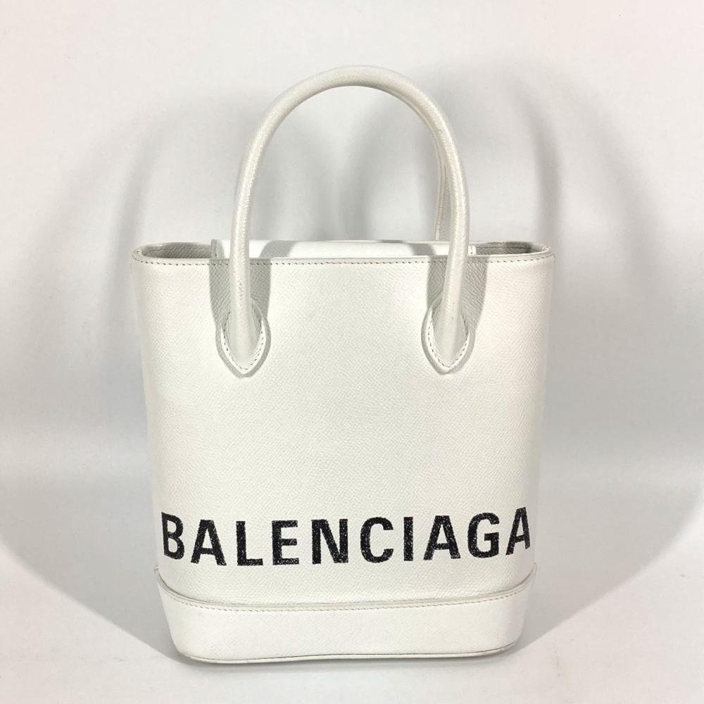 White Leather Balenciaga Shoulder Bag